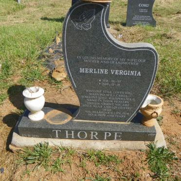 THORPE Merline Verginia 1938-2009