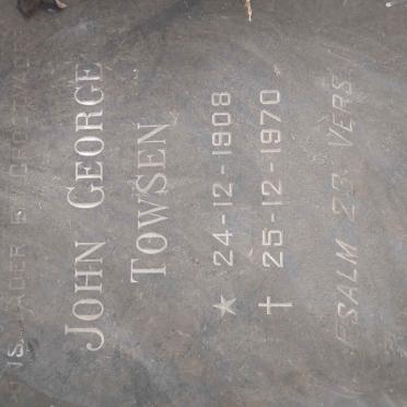 TOWSEN John George 1908-1970