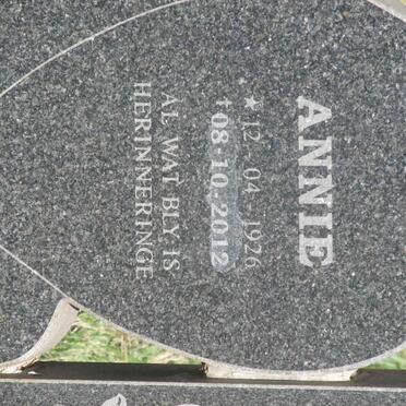 TOIT Gallie, du 1922-2010 &amp; Annie 1926-2012