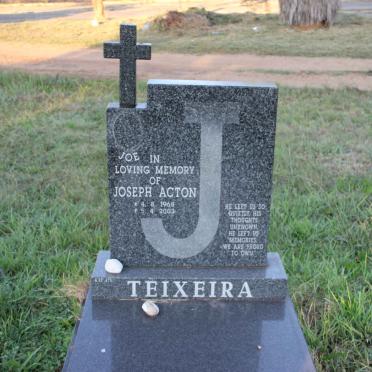 TEIXEIRA Josef Acton 1968-2003