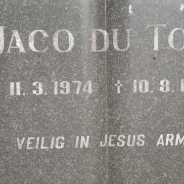 TOIT Jaco, du 1974-1974
