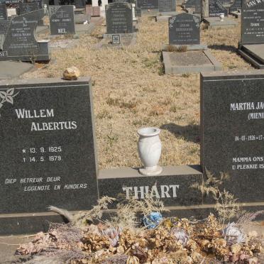 THIART Willem Albertus 1925-1979 &amp; Martha Jacomina 1926-1984