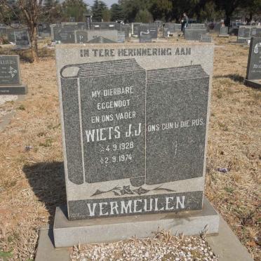 VERMEULEN Wiets J.J. 1928-1974