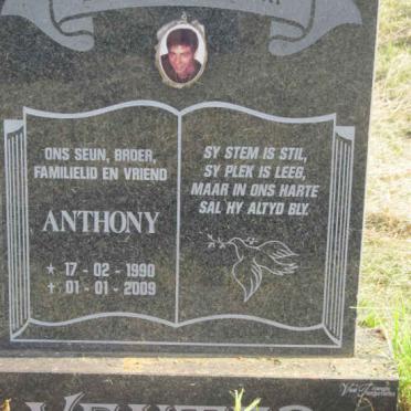 VENTER Anthony 1990-2009