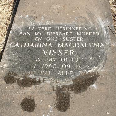 VISSER Catharina Magdalena 1917-1980