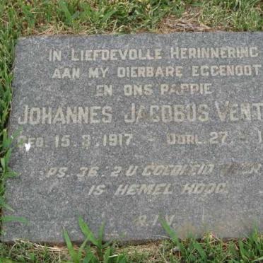 VENTER Johannes Jacobus 1917-1950