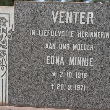 VENTER Edna Minnie 1916-1971