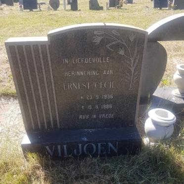 VILJOEN Ernest Cecil 1936-1986