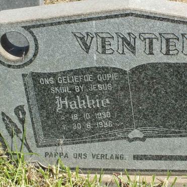 VENTER Hakkie 1930-1996