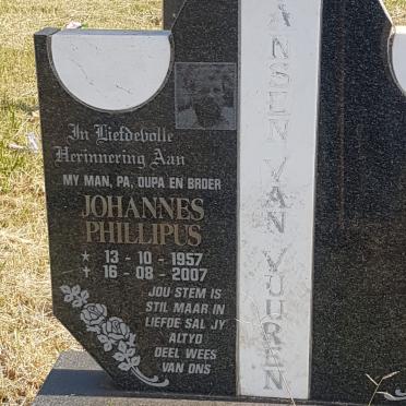 VUUREN Johannes Phillipus, Jansen van 1957-2007