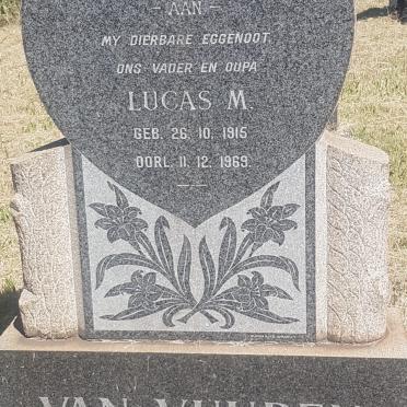 VUUREN Lucas M., van 1915-1969