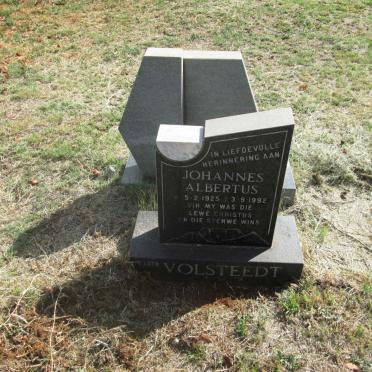 VOLSTEEDT Johannes Albertus 1925-1992