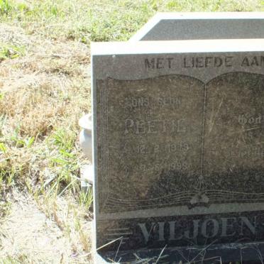 VILJOEN Peetie 1979-1995
