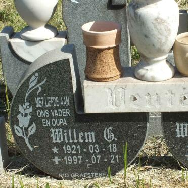 VENTER Willem G. 1921-1997 &amp; Wilhelmina J. 1930-1996