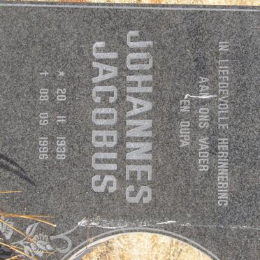 VORSTER Johannes Jacobus 1938-1996 &amp; Emelie Magrietha 1941-1996