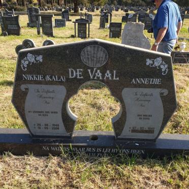 VAAL Nikkie, de 1940-2006 &amp; Annetjie 1942-