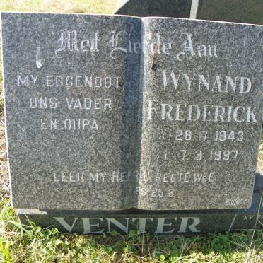 VENTER Wynand Frederick 1943-1997