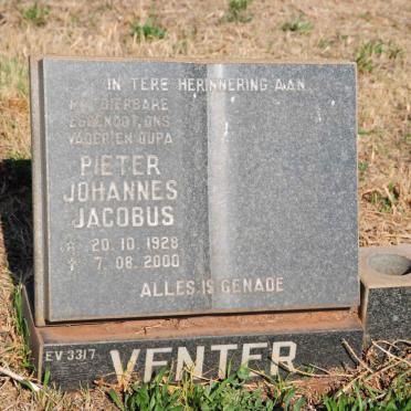 VENTER Pieter Johannes Jacobus 1928-2000