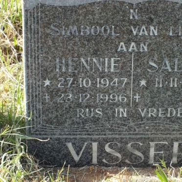 VISSER Hennie 1947-1996 &amp; Sally 1958-