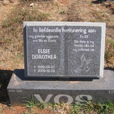 VOS Elsie Dorothea 1936-2009