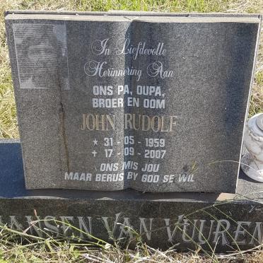 VUUREN John Rudolf, Jansen van 1959-2007