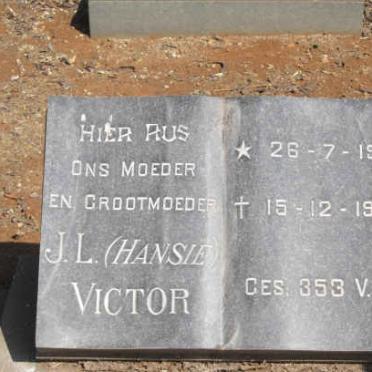 VICTOR J.L. 1919-1979