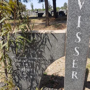 VISSER Piet Joshua 1920-1972