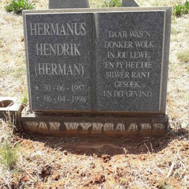 WYNGAARD Hermanus Hendrik, van 1957-1998