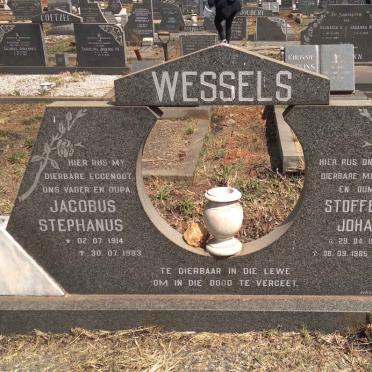 WESSELS Jacobus Stephanus 1914-1983 &amp; Stoffelina Johanna 1914-1985