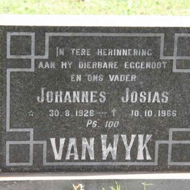 WYK Johannes Josias, van 1928-1966