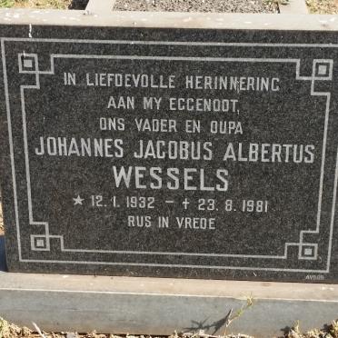 WESSELS Johannes Jacobus Albertus 1932-1981