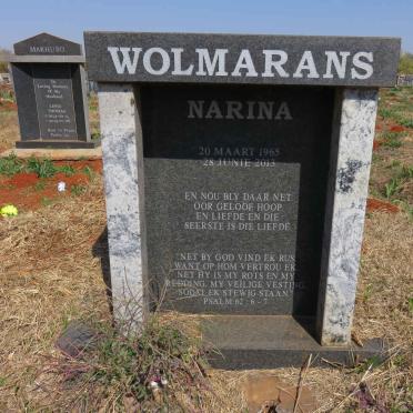WOLMARANS Narina 1965-2013
