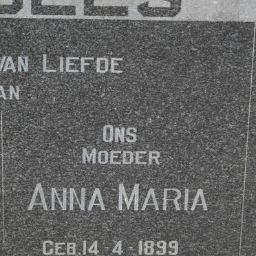 WESSELS Johannes W.B. 1891-1969 &amp; Anna Maria 1899-1978