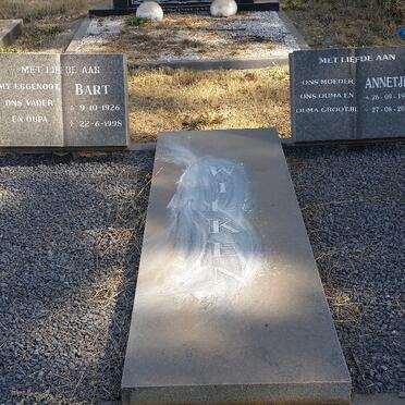 WILKEN Bart 1926-1998 &amp; Annetjie 1927-2017