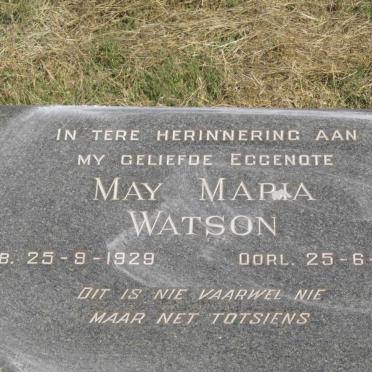 WATSON May Maria 1929-1962