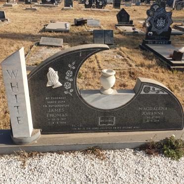 WHITE James Thomas 1917-1994 &amp; Magdalena Johanna 1921-2018