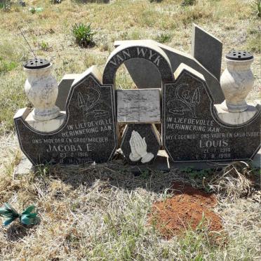 WYK Louis, van 1914-1998 &amp; Jacoba E. 1916-2005
