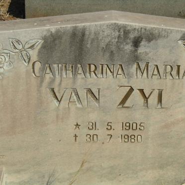ZYL Catharina Maria, van 1905-1980