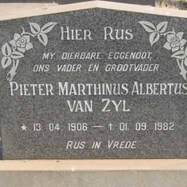 ZYL Pieter Marthinus Albertus, van 1906-1982
