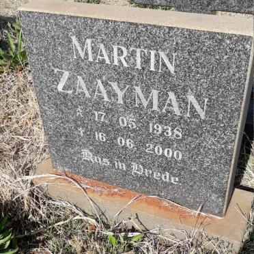 ZAAYMAN Martin 1938-2000