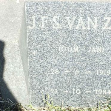 ZYL J.F.S., van 1919-1984