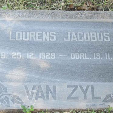 ZYL Lourens Jacobus, van 1929-1961