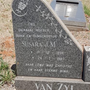 ZYL Susara J.M., van 1898-1987