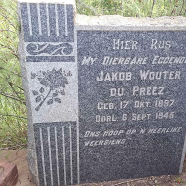 PREEZ Jakob Wouter, du 1897-1945
