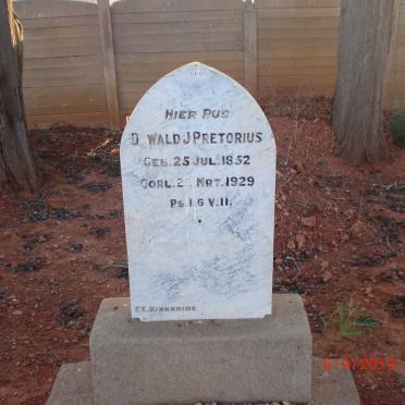 PRETORIUS Dewald J. 1852-1929