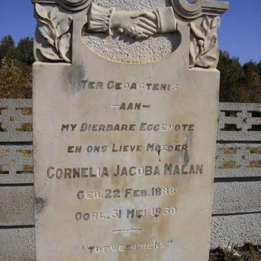 MALAN Cornelia Jacoba 1888-1930