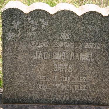 BRITS Jacobus Daniel 1952-1952