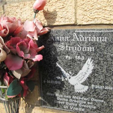 STRYDOM Anna Adriana 1910-2004