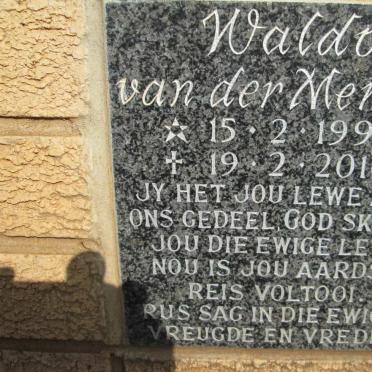 MERWE Waldo, van der 1990-2010
