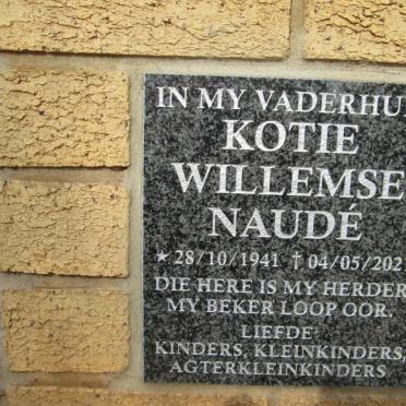 NAUDE Kotie Willemse 1941-2021